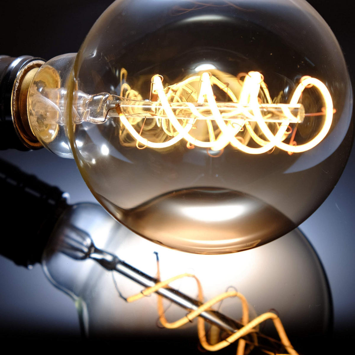 LED žárovka E27 4W (1 ks) - průhledná, sklo (12.5/17cm) - Nettlife