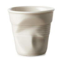 KNICKBECHER Cappuccino 0,18l Pebble - Creme, Keramik (0.18L) - Revol Porcelaine France