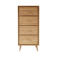 KOMMODE Kort Natur aus Teak - Naturfarben, Holz (54/116/50cm) - Tikamoon