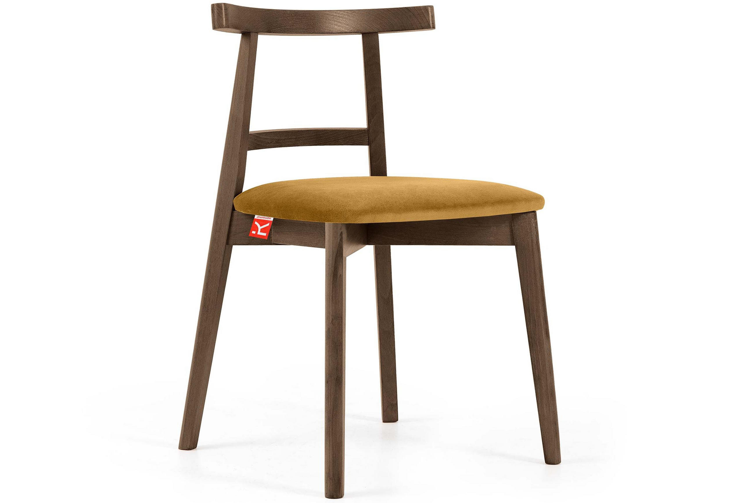 ESSTISCHSTÜHLE LILIO 2 St Vintage, Gelb / Lefkas-Eiche - Eichefarben/Gelb, Holz/Textil (47/76/45cm) - KONSIMO®