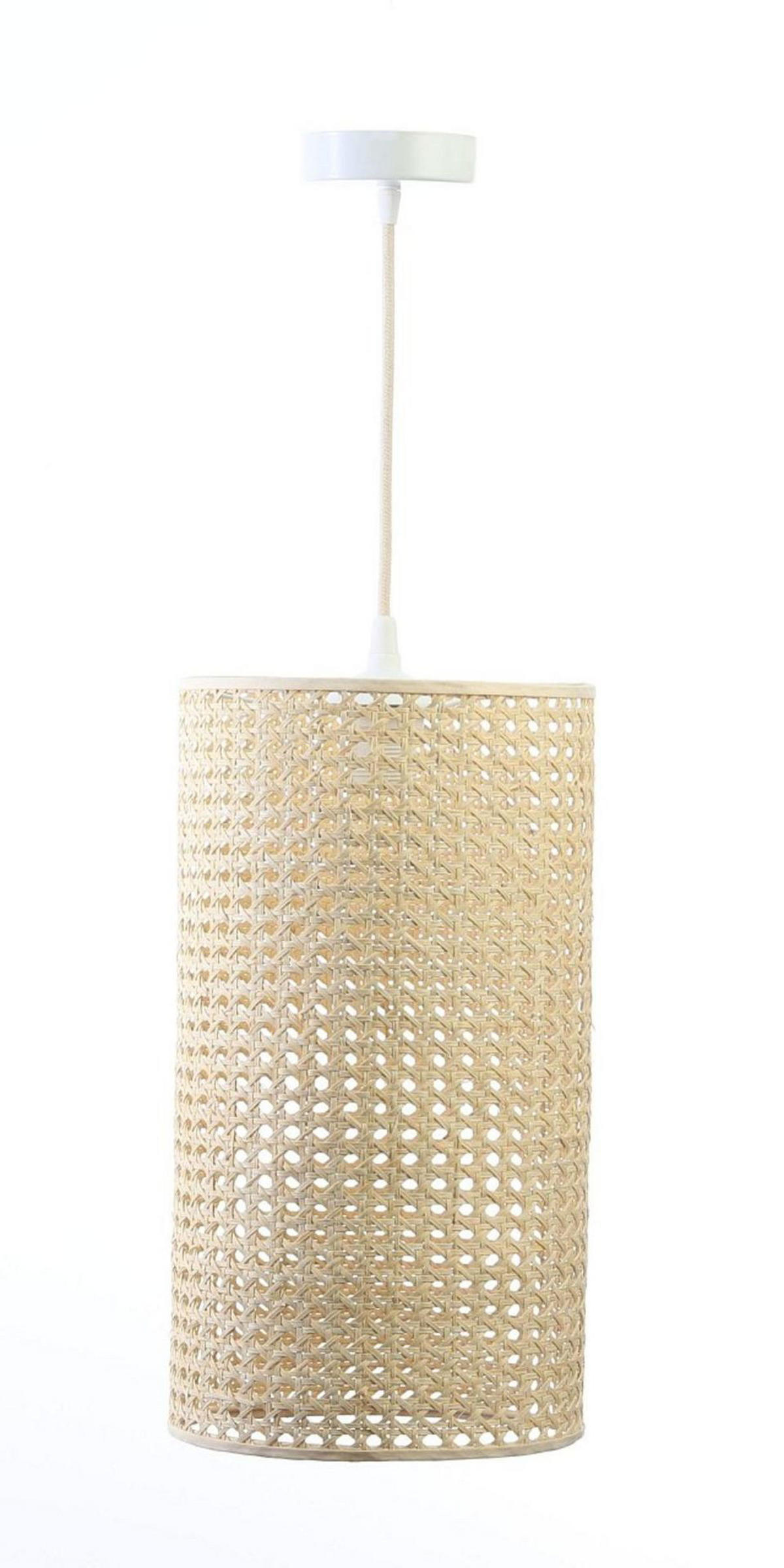 HÄNGELEUCHTE Beige 25/42 cm - Beige, Kunststoff (25/1/42cm) - ONZENO
