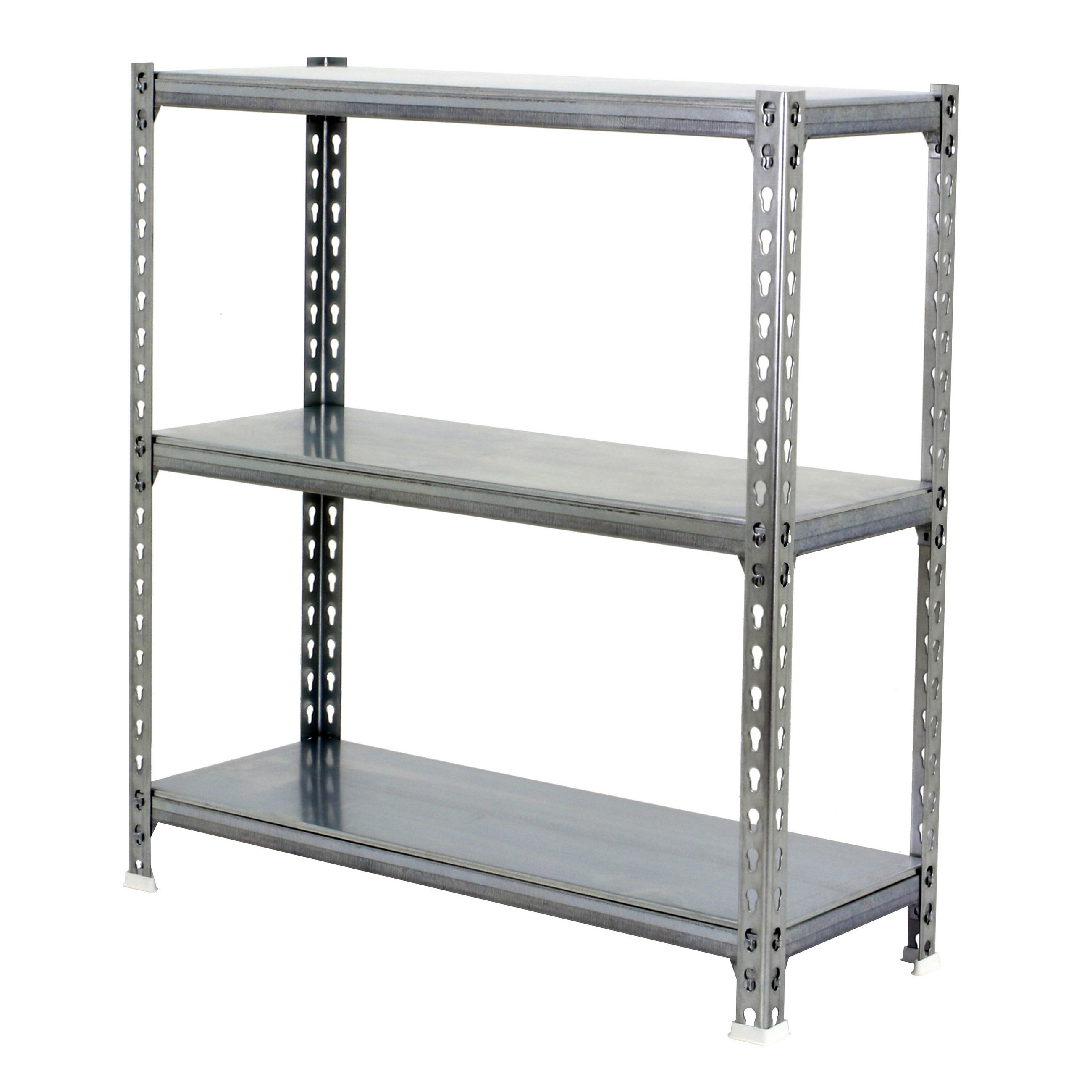 SCHWERLASTREGAL Small Metal Shark HxBxT 100 x 110 x 40 cm Fachlast 200 kg Verzinkt - Silberfarben, Metall (110/100/40cm) - PROREGAL