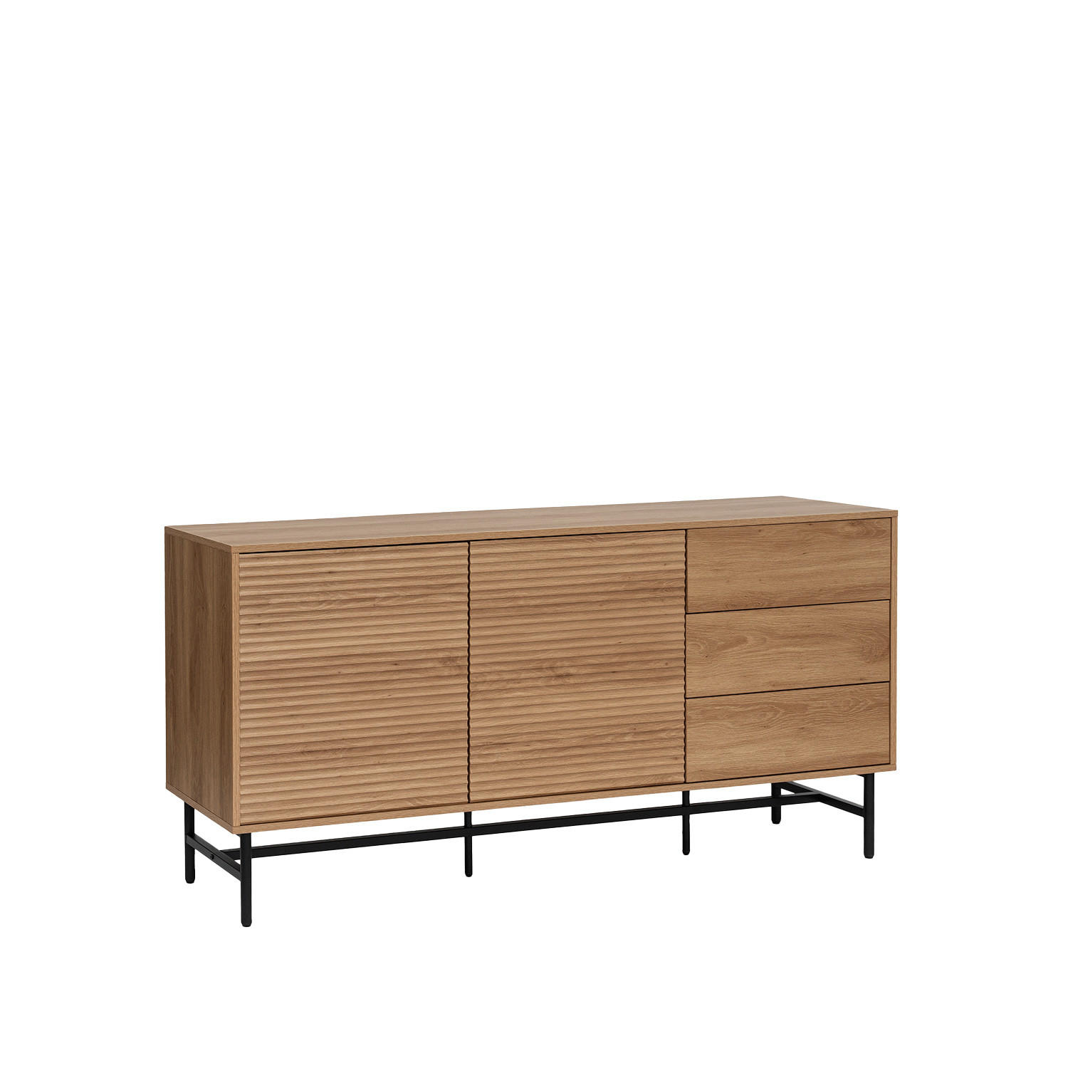 ANRICHTE NIEDRIGE Land Natürlich 150 cm x 78 cm - Naturfarben, Holzwerkstoff (150/78/40cm) - Klast Home