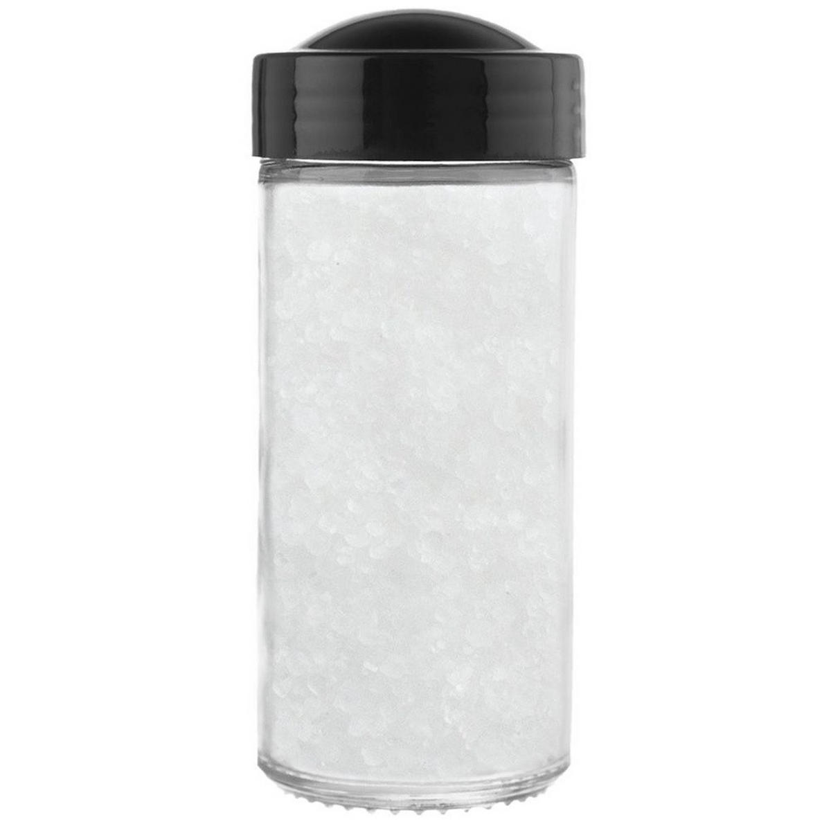 GEWÜRZDOSE Sieb 100 ml Schwarz - Schwarz, Glas (4/10/4cm) - Orion 