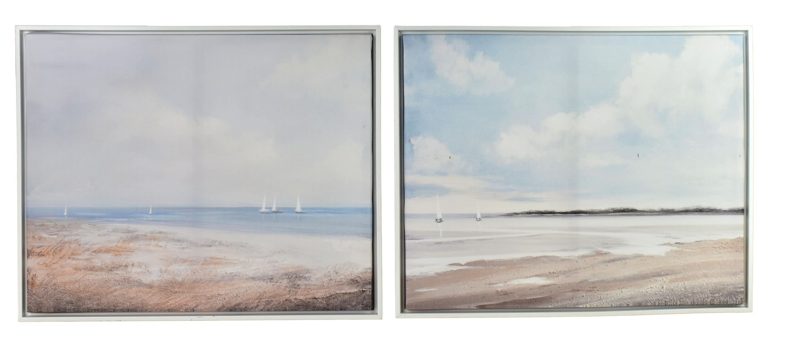 BILD Inga 2er Set 40/3/50 cm Kunstoff - Blau, Kunststoff (40/50cm) - Mondex