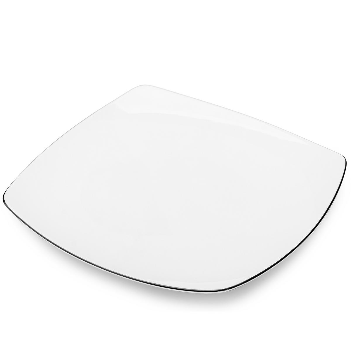 DESSERTTELLER CARLINA 6-tlg - Weiß, Keramik (19cm) - KONSIMO®