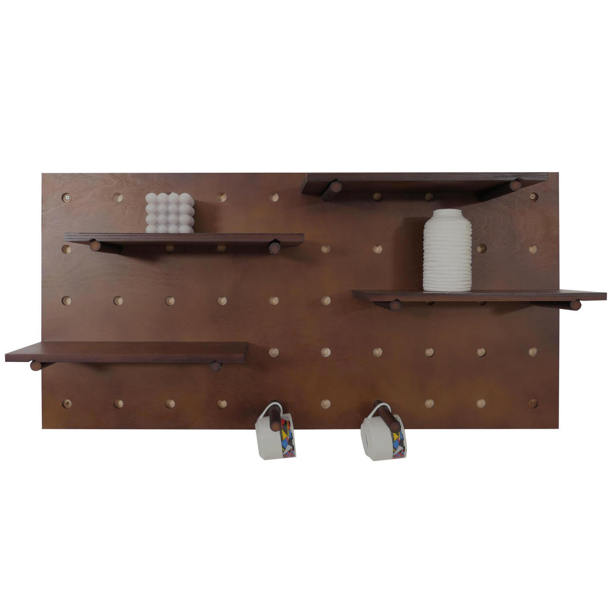 STENSKI PANEL Rjava Kompletna garnitura - rjava, les (50/100/1cm) - MCW