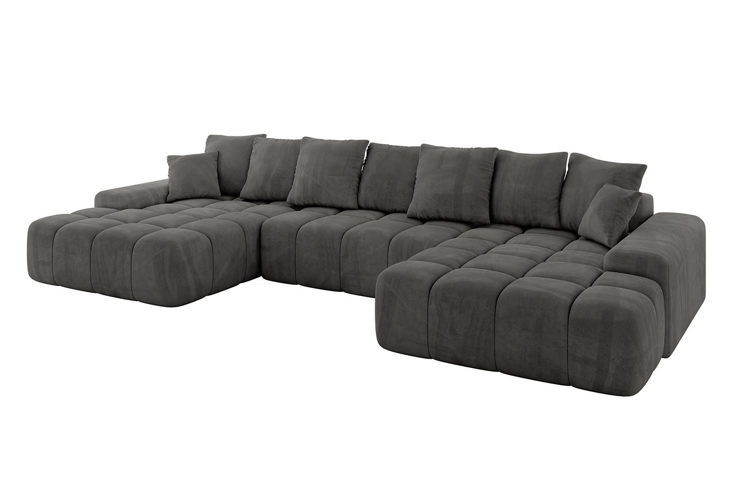 ALTDECOR SEDACÍ SOUPRAVA ENSI-U - 353x164x69 cm antracitová
