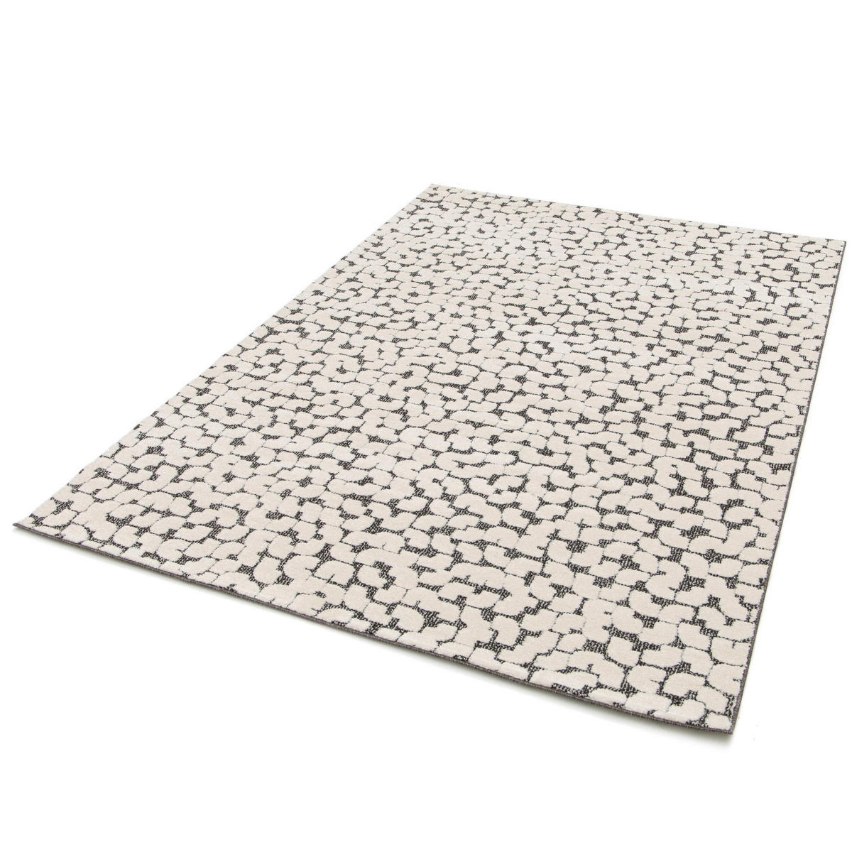 TEPPICH ultrafein mit Skulptureffekt grau - Grau, Textil (120/170cm) - AFK Living