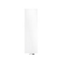 BADHEIZKÖRPER Stella 480x1600 mm Weiß mit Ventil Eckform - Weiß, Metall (48/160/5cm) - LuxeBath