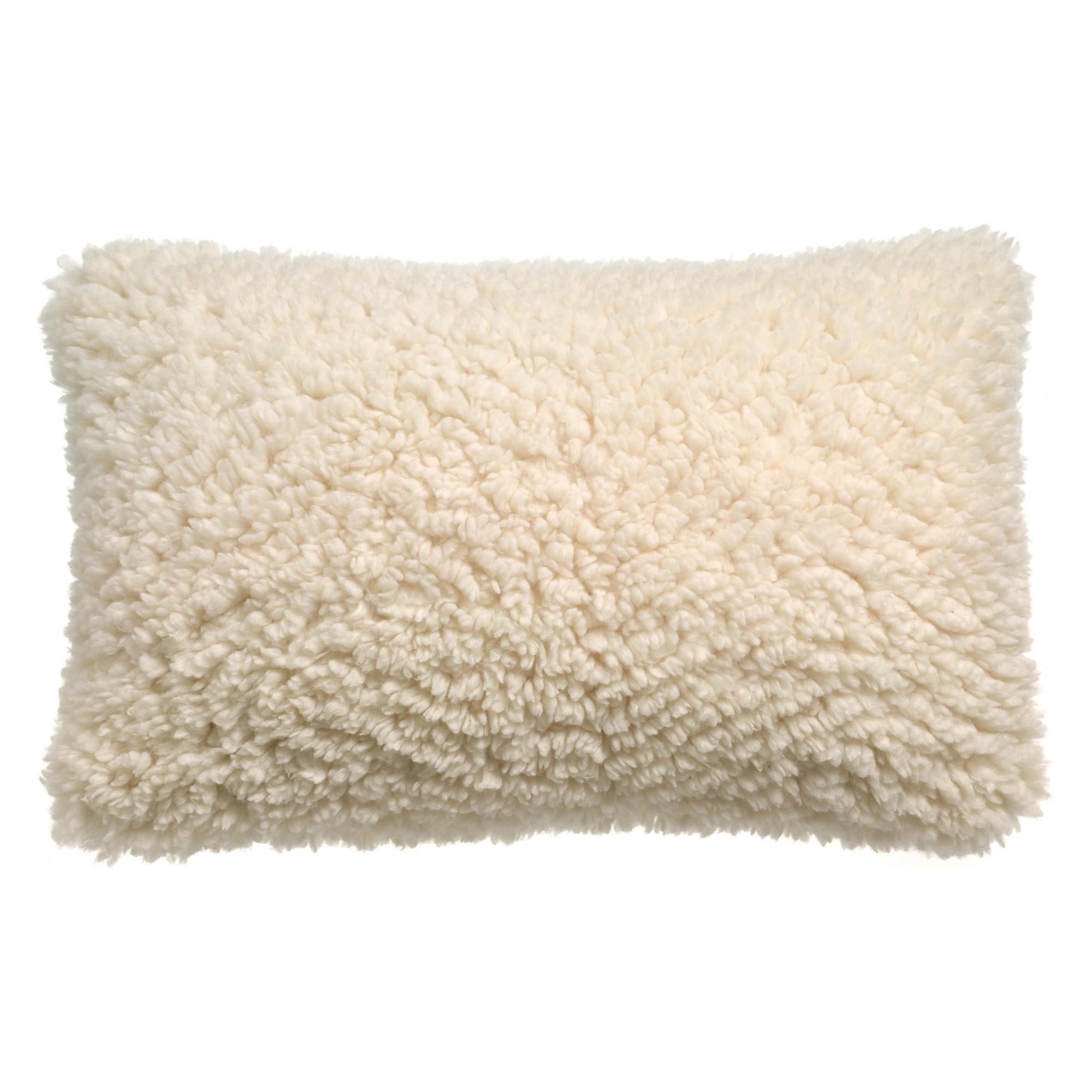 KISSEN Noam schneeweiß 40 x 65 cm - Weiß, Textil (40/65cm) - Vivaraise
