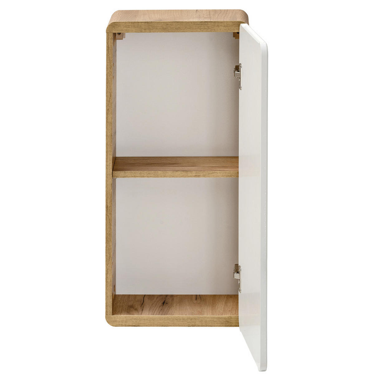 HÄNGESCHRANK Luton-56 - Weiß, Holzwerkstoff (35/75/22cm) - Lomado