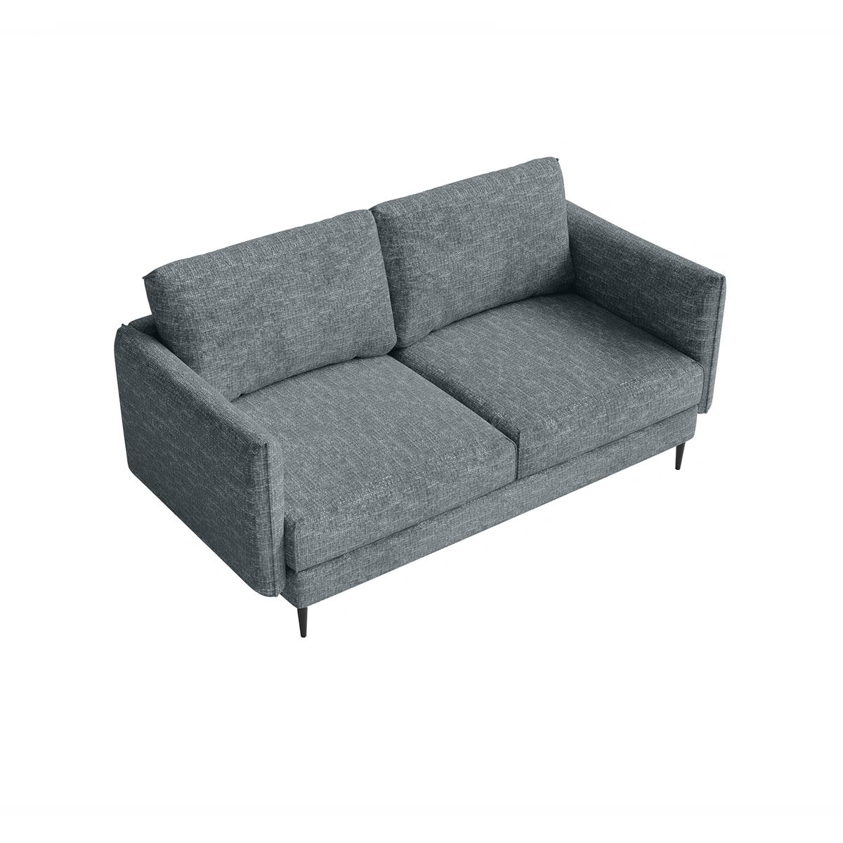 SOFA Koge Ohne Schlaffunktion, Grau - Grau, Textil (196/95/86cm) - Fedve