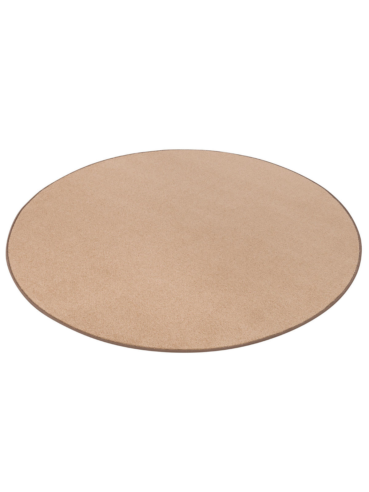TREND VELOURS TEPPICH JOY RUND - Cognac, Textil (200/200cm) - Snapstyle