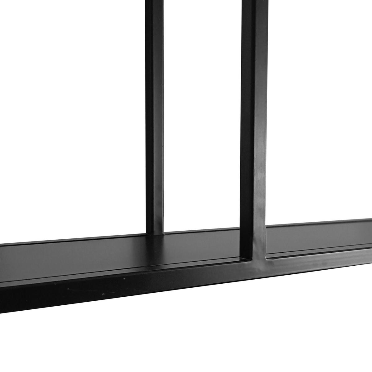 WANDREGAL Jämijärvi - Schwarz, Metall (120/90/18cm) - [en.casa]