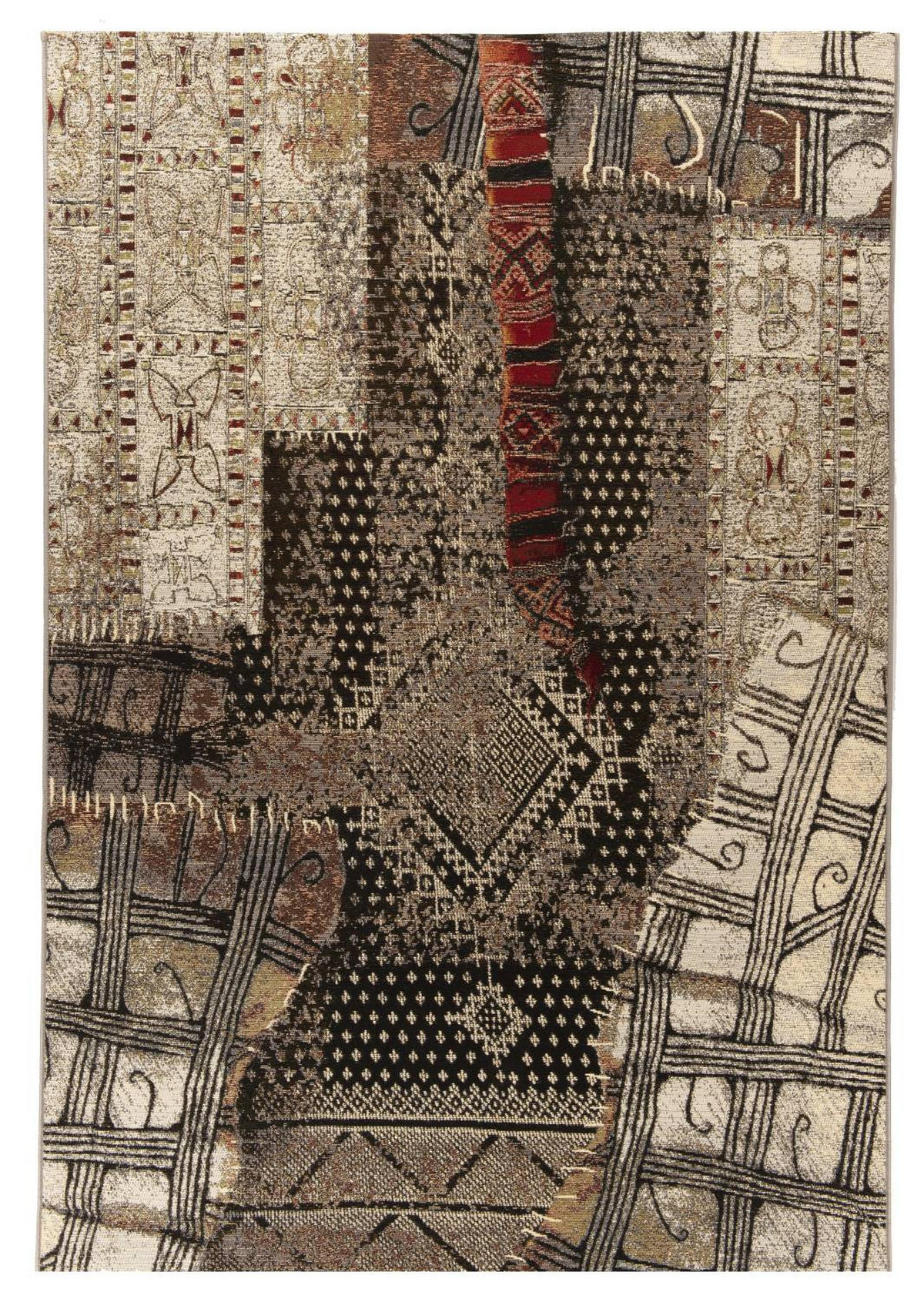 OUTDOORTEPPICH Aurora 160x235 cm - Multicolor, Textil (160/235cm) - Gino Falcone