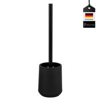 WC-GARNITUR TESERO, Kunststoff, schwarz - Schwarz, Kunststoff (10.5/39.5/10.5cm) - eluno