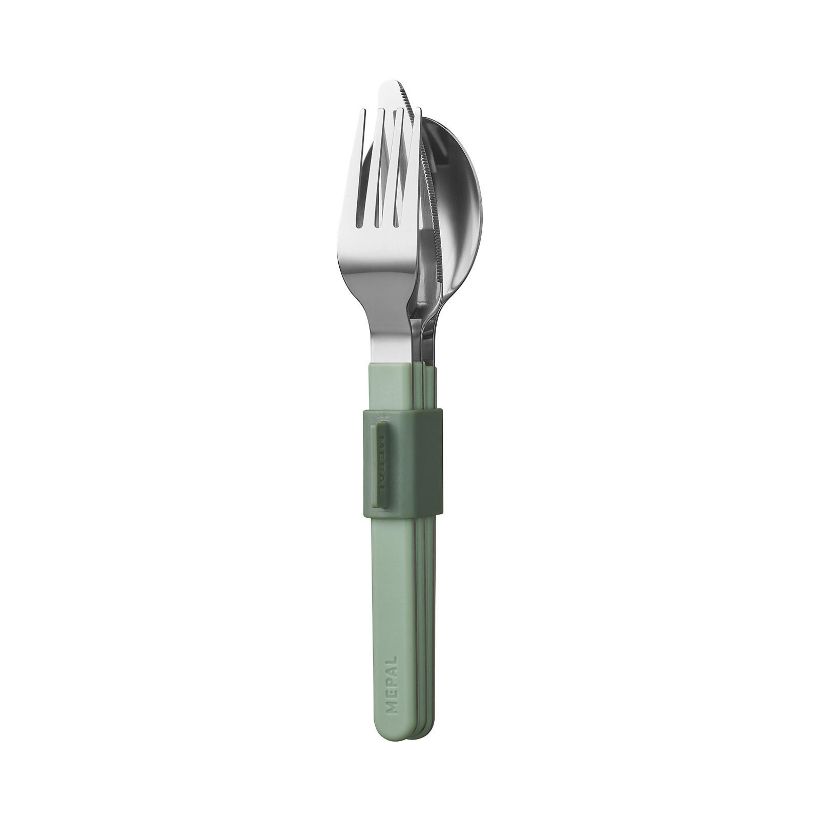 BESTECK-SET Silueta Nordic Sage - Mintgrün, Metall - Mepal