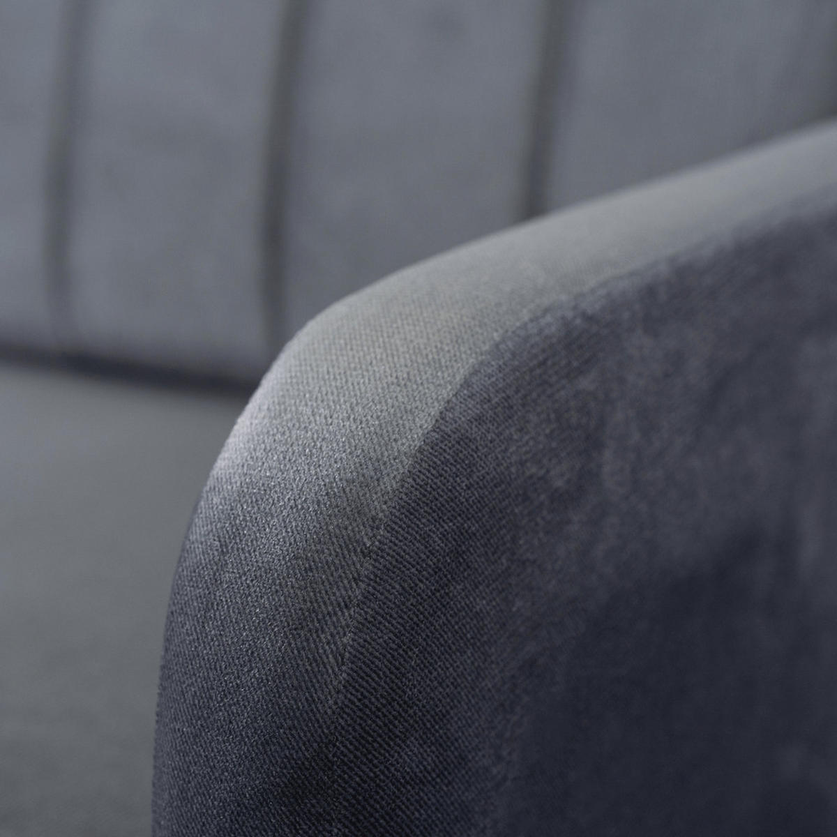 SCHLAFSOFA LUMO Schlaffunktion Zweisitzer Grau - Grau, Holz/Textil (204/91/96cm) - makarowski meble