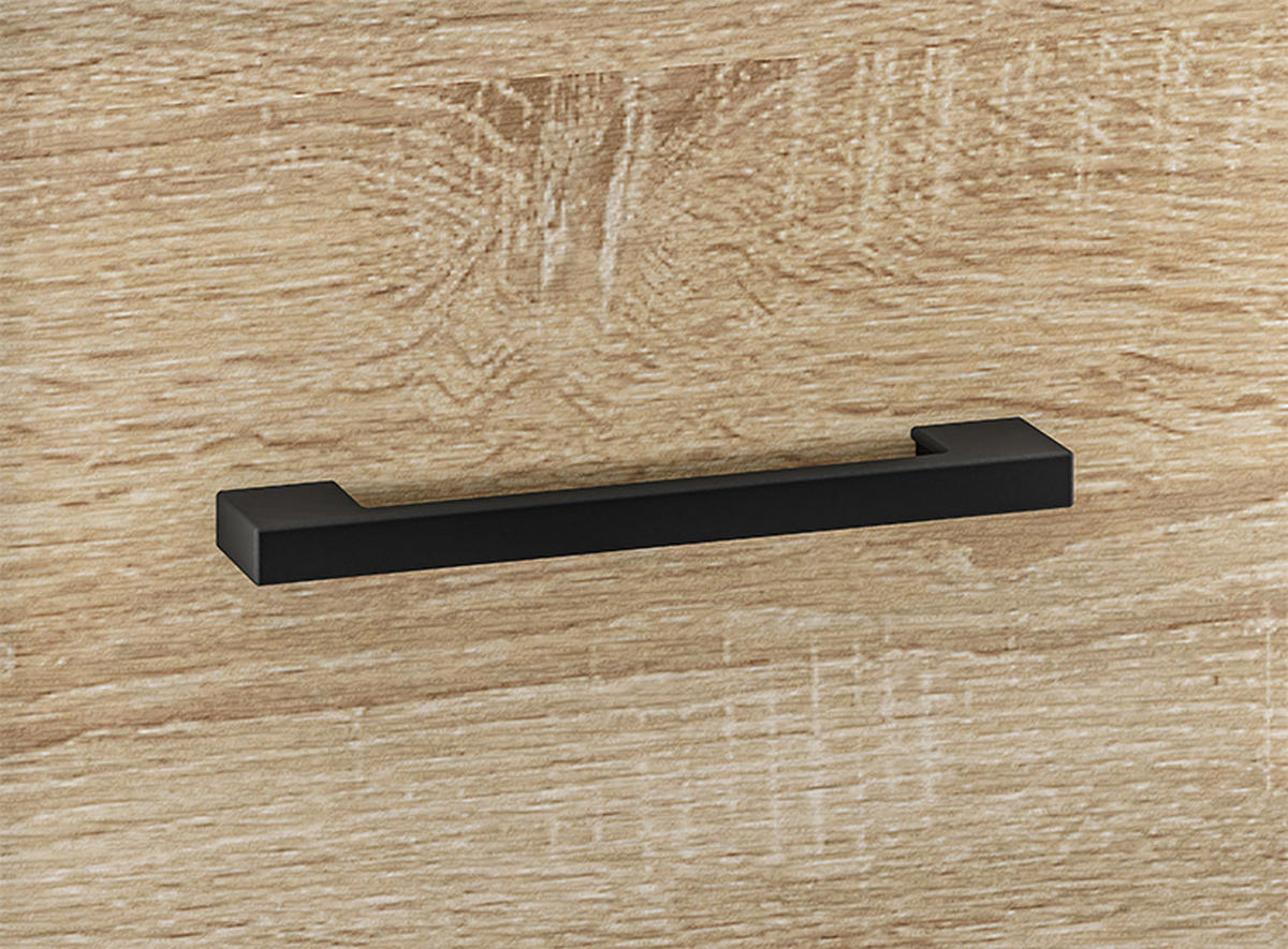 GARDEROEBNSCHRANK Caro Sonoma Eiche hell 80 / 51 / 199cm - Braun/Sonoma Eiche, Holz/Holzwerkstoff (80/199/51cm) - Feldmann-Wohnen