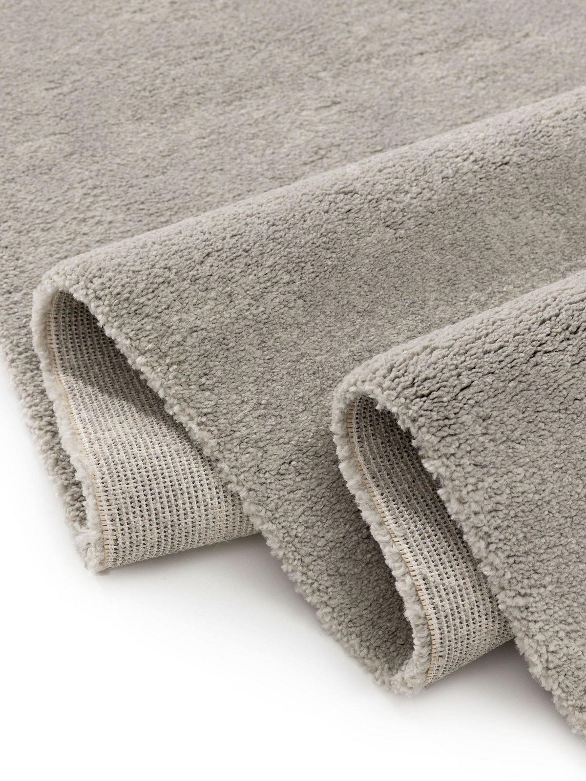 LÄUFER Tacoma Hellgrau 80x300 cm - Hellgrau, Textil (80/1cm) - KUNSTLOFT
