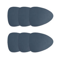 TISCHUNTERLAGE Femelo dunkelblau 38 cm 6er-Set - Dunkelblau, Textil (38/38cm) - Homla