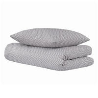 BETTWÄSCHESET Grebur - Renforcé - 2-teilig - 155 x 220 cm - Hellgrau - Hellgrau, Textil (155/220cm) - Uncover by Schiesser