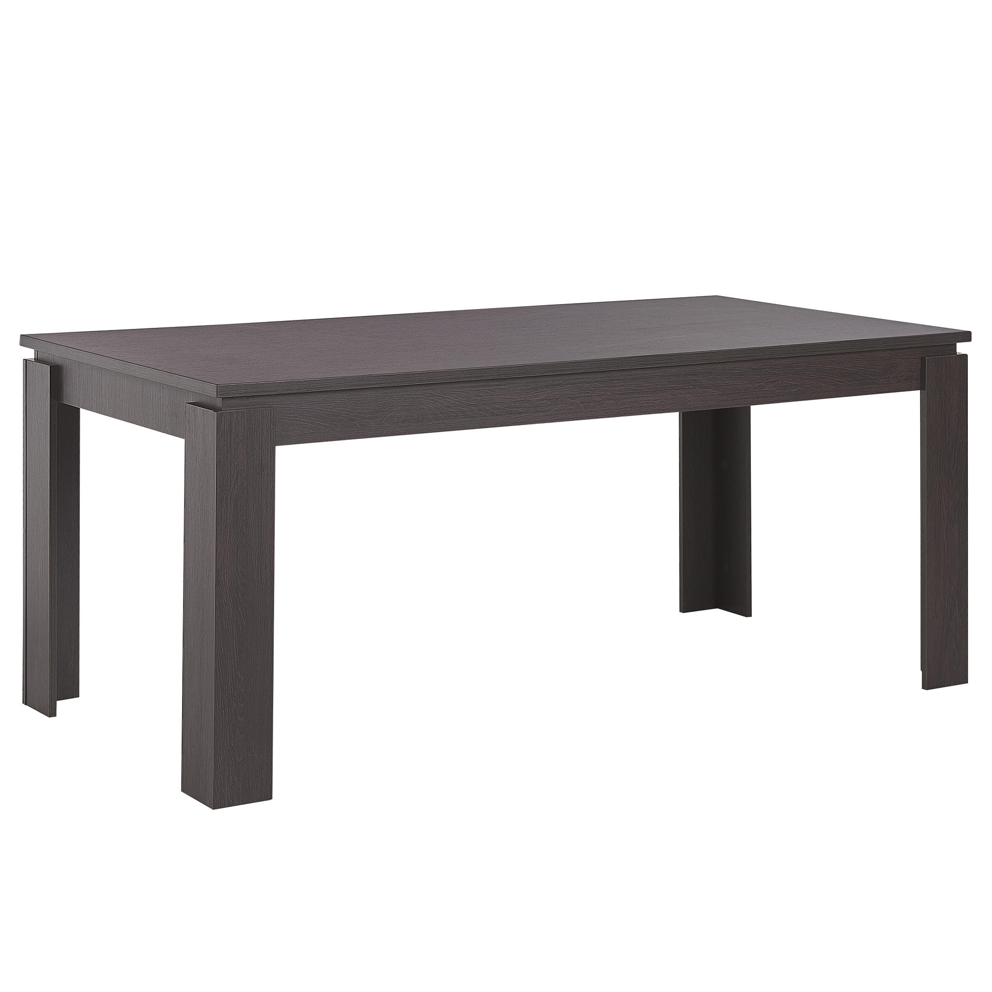 ESSTISCH 180/90/78 cm Dunkelbraun Rechteckig Viton - Dunkelbraun, Holzwerkstoff (180/90/78cm) - Beliani