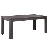 ESSTISCH 180/90/78 cm Dunkelbraun Rechteckig Viton - Dunkelbraun, Holzwerkstoff (180/90/78cm) - Beliani