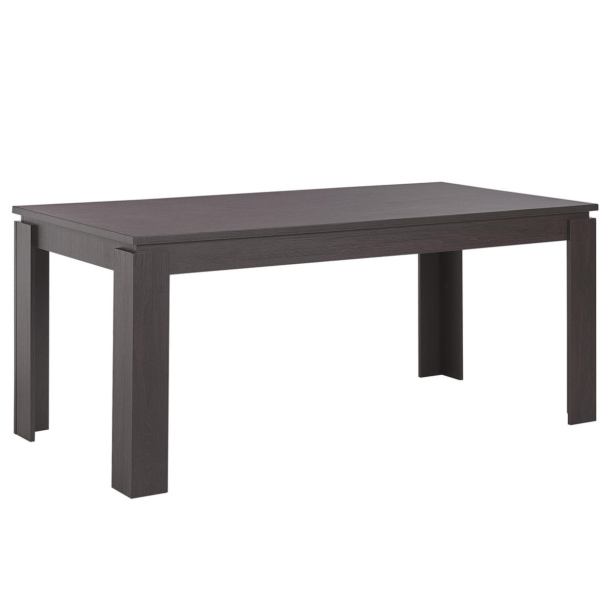 ESSTISCH 180/90/78 cm Dunkelbraun Rechteckig Viton - Dunkelbraun, Holzwerkstoff (180/90/78cm) - Beliani
