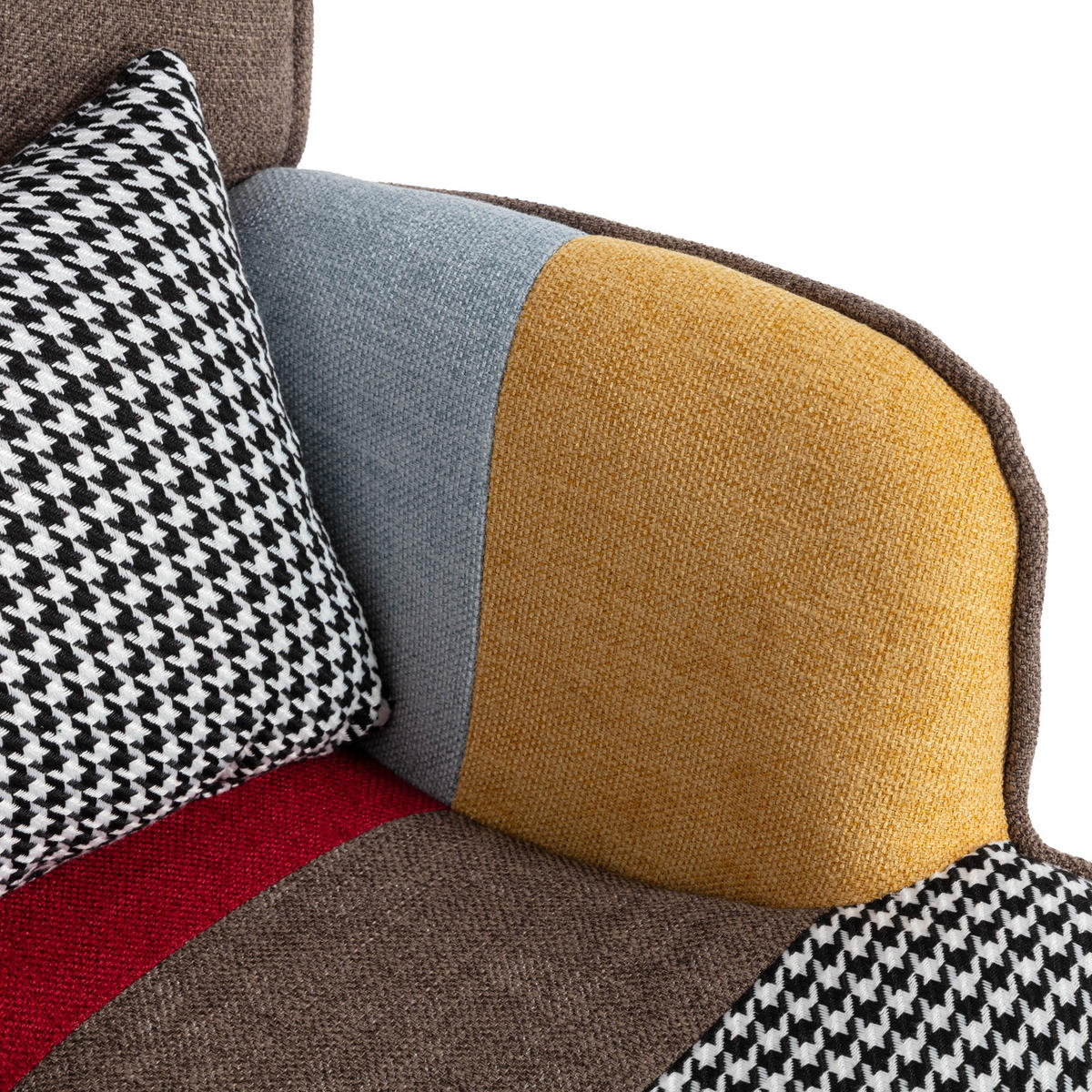 OHRENSESSEL mit Fußstütze, DE-42437, Bunt - Multicolor, Holzwerkstoff (69/95.5/38cm) - ComfortXL