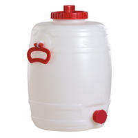 UNIVERSAL-FASS 30 L rund aus lebensmittelechten PE - Weiß, Kunststoff (33/46/33cm) - GRAF