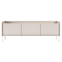 TV-SCHRANK Tovi Kaschmir / Holzoptik Eiche 175 cm - Taupe, Holzwerkstoff/Metall (175/58.5/36.4cm) - Selsey