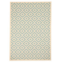 DESIGNER KURZFLOR TEPPICH MODERNE MUSTER - Creme, Textil (80/150cm) - Pergamon