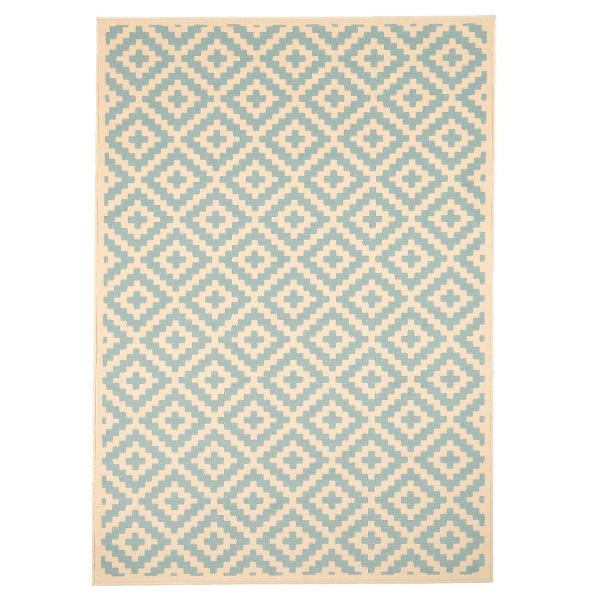 DESIGNER KURZFLOR TEPPICH MODERNE MUSTER - Creme, Textil (80/150cm) - Pergamon