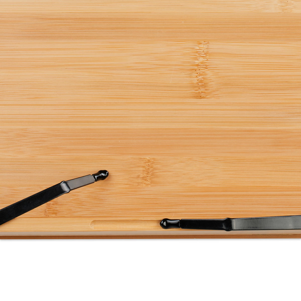 LESESTÄNDER - Hellbraun, Holz/Metall (28/19/17cm) - Relaxdays