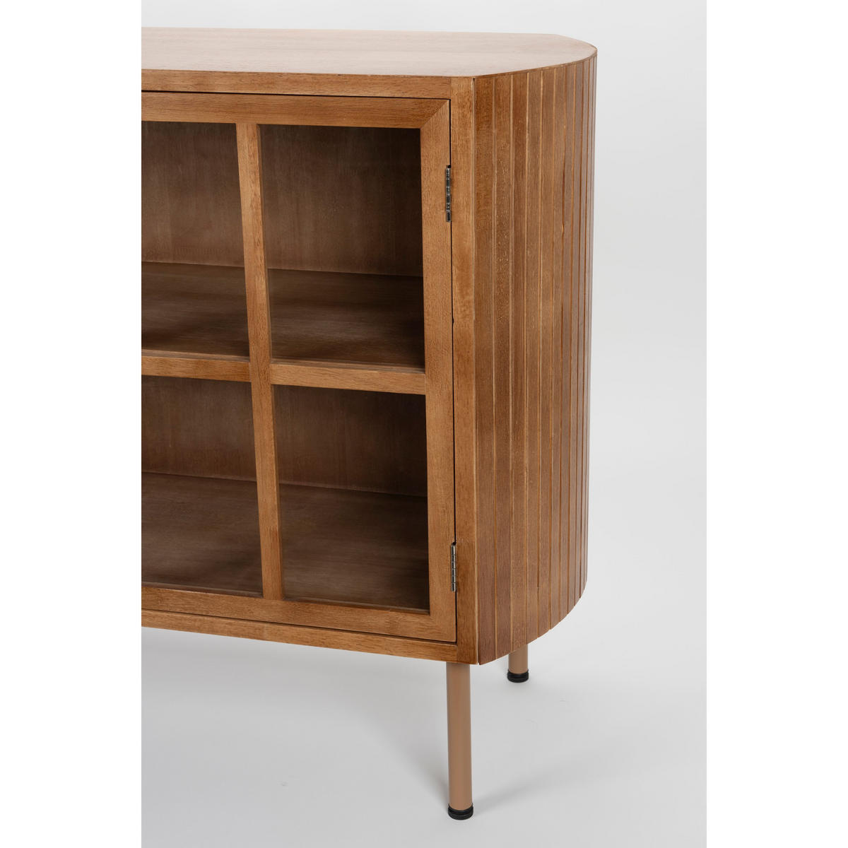 SIDEBOARD Yaz Low Tall - Braun, Holz (100/80/38cm) - Housecraft Living