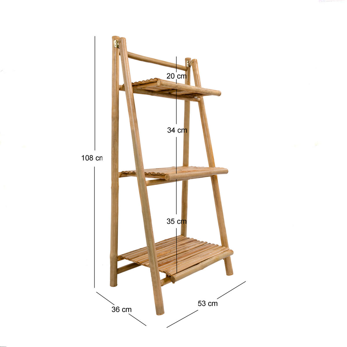 REGAL Braun - Braun, Holz (53/108/35.5cm) - Nordlys
