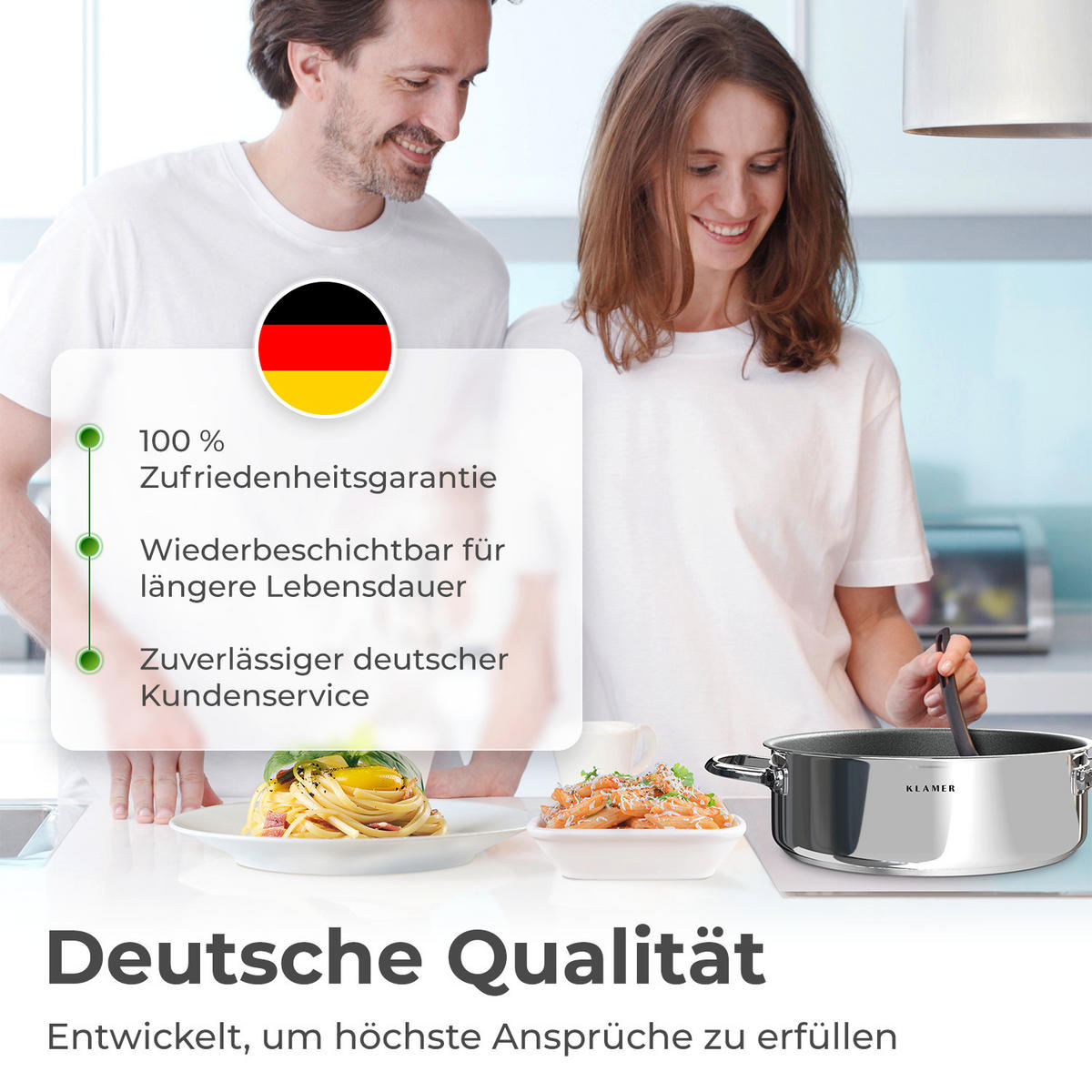 PFANNE Servierpfanne 28 cm Edelstahl - Edelstahlfarben, Metall (40/29/9cm) - KLAMER