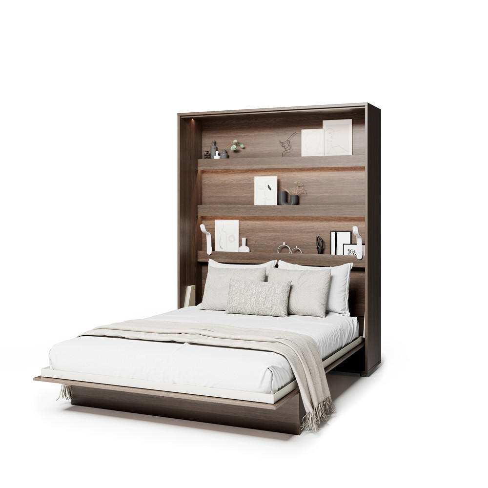 SCHRANKBETT BED CONCEPT BC-12 Matratze - Alteiche, Holzwerkstoff (160/200cm) - Meblini