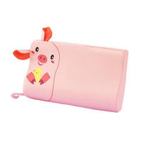 KINDERKOPFKISSEN Schwein 60 x 40 cm - Rosa, Textil (2/10cm)
