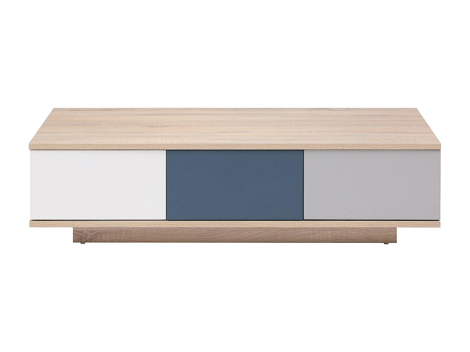 COUCHTISCH - 120 cm x 60 cm - Holz, Platte - Naturfarben Hell, Mehrfarbig - FILUTIA - Multicolor/Naturfarben, Holz (60/120/32cm) - Vente-Unique