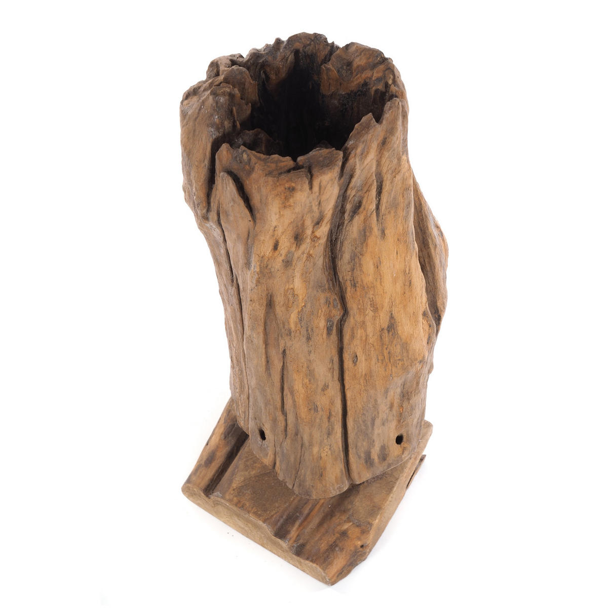 SKULPTUR ROOTS 80 Wurzel Treibholz Unikat naturfarben - Naturfarben, Holz (32/76/16cm) - DESIGN DELIGHTS