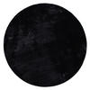 HOCHFLORTEPPICH 160/160 cm Soft 380 - Schwarz, Textil (160/160cm) - Paco Home