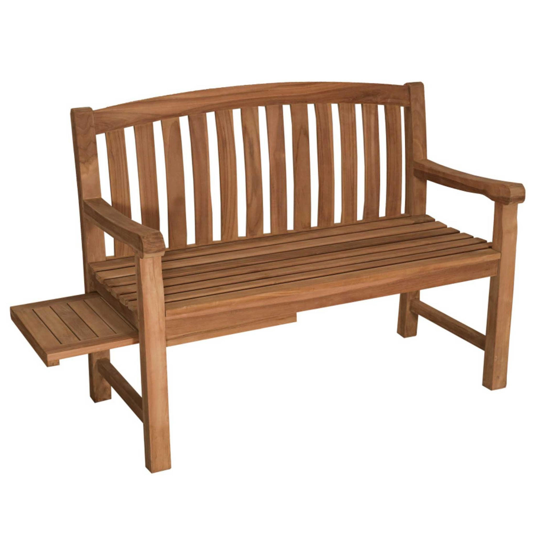 GARTENBANK Lancaster - Naturfarben, Holz (120/94/57cm) - Mr. Deko