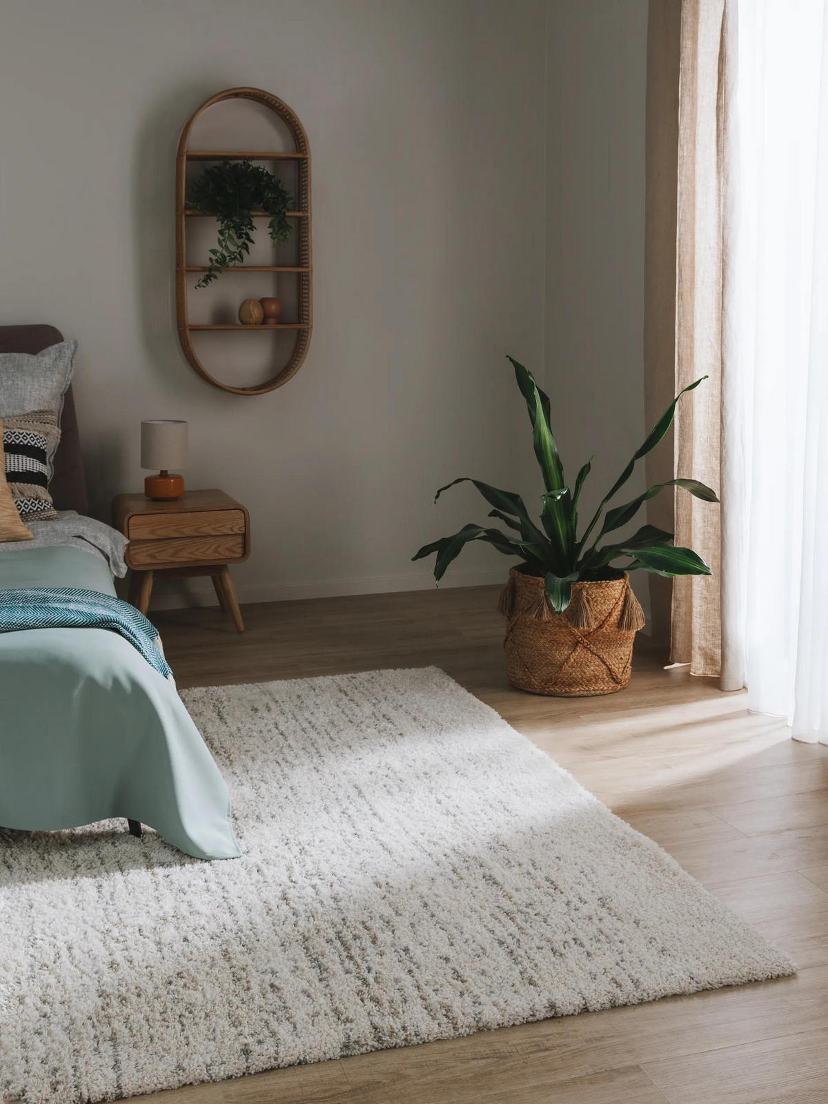 SHAGGY koberec Gobi Krémová/Béžová 120x170 cm - krémová, textil/umělá hmota (120/170cm) - benuta Nest