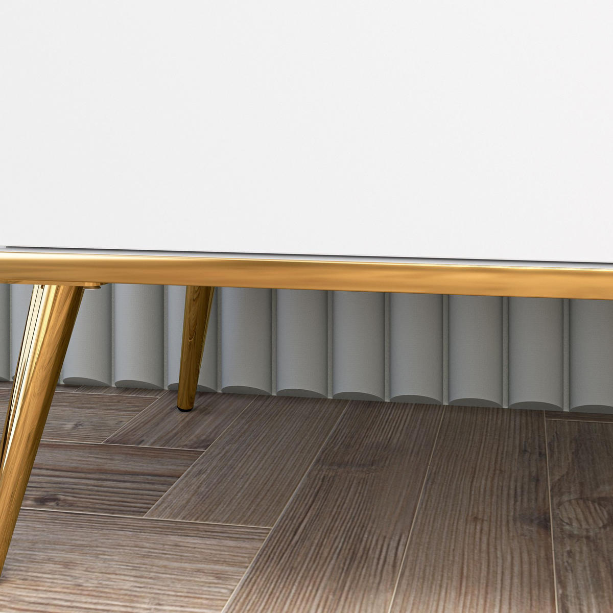KOMMODE VELTI,Weiß - Weiß, Holzwerkstoff (170/88/40cm) - KONSIMO®