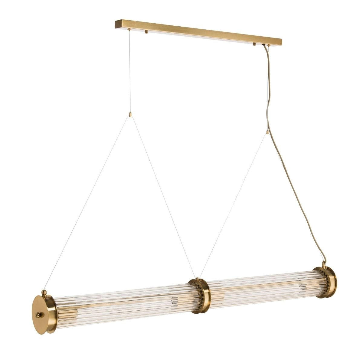 DOPPELGLAS Metall Messing Rohraufhängung - Goldfarben, Metall (20/120/120cm) - Signature