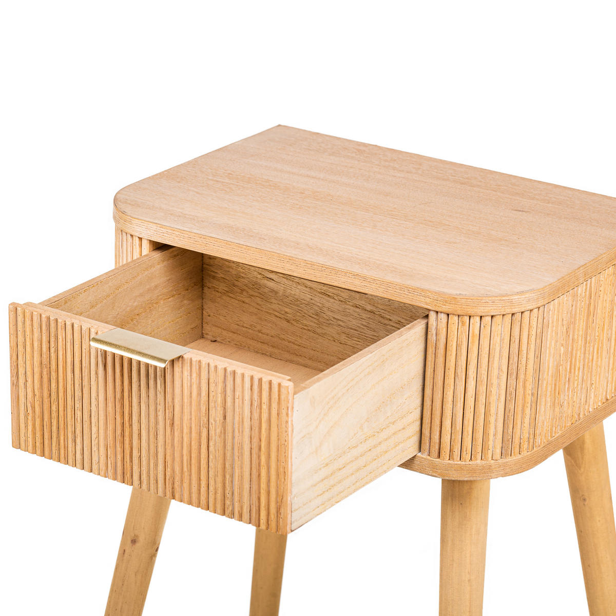 NACHTTISCH Rechteckig Braun 40 x 30 x 55 cm - Braun, Holz (40/55/30cm) - Nordlys