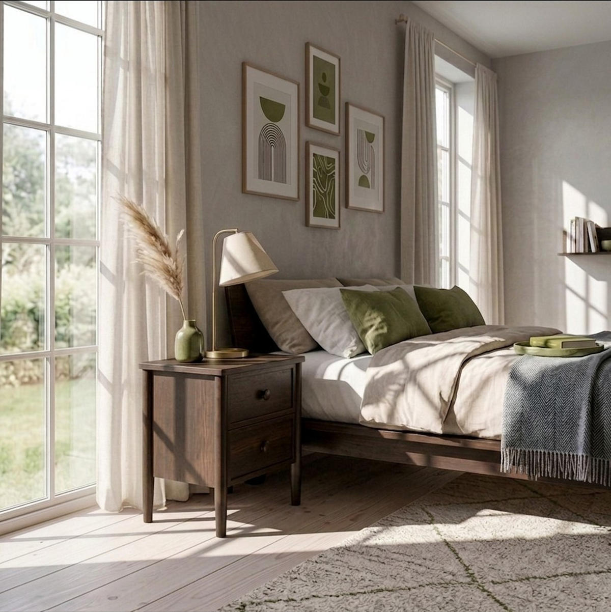 NACHTTISCH Rose, Eichenholz und Eichenfurnier, Espresso - Braun, Holz (58/60/40cm) - WOODEK